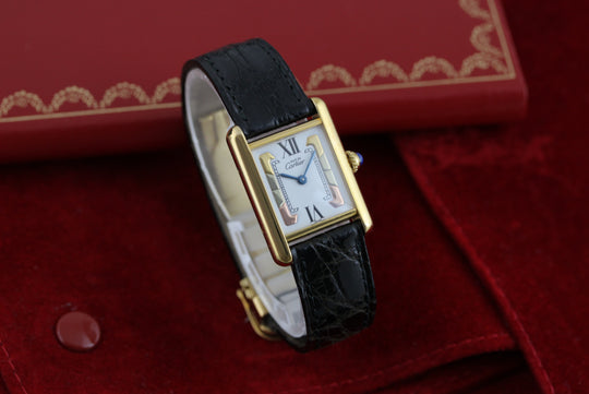 Cartier Tank Vermeil ref.5057001 near NOS