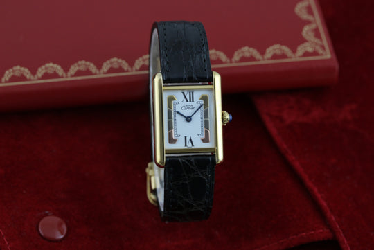 Cartier Tank Vermeil ref.5057001 near NOS