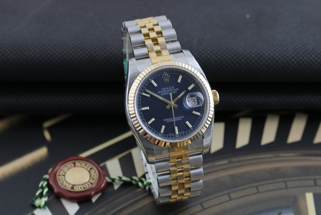 Datejust 36 Full Set 'NOS' Full Sticker' ref.116233