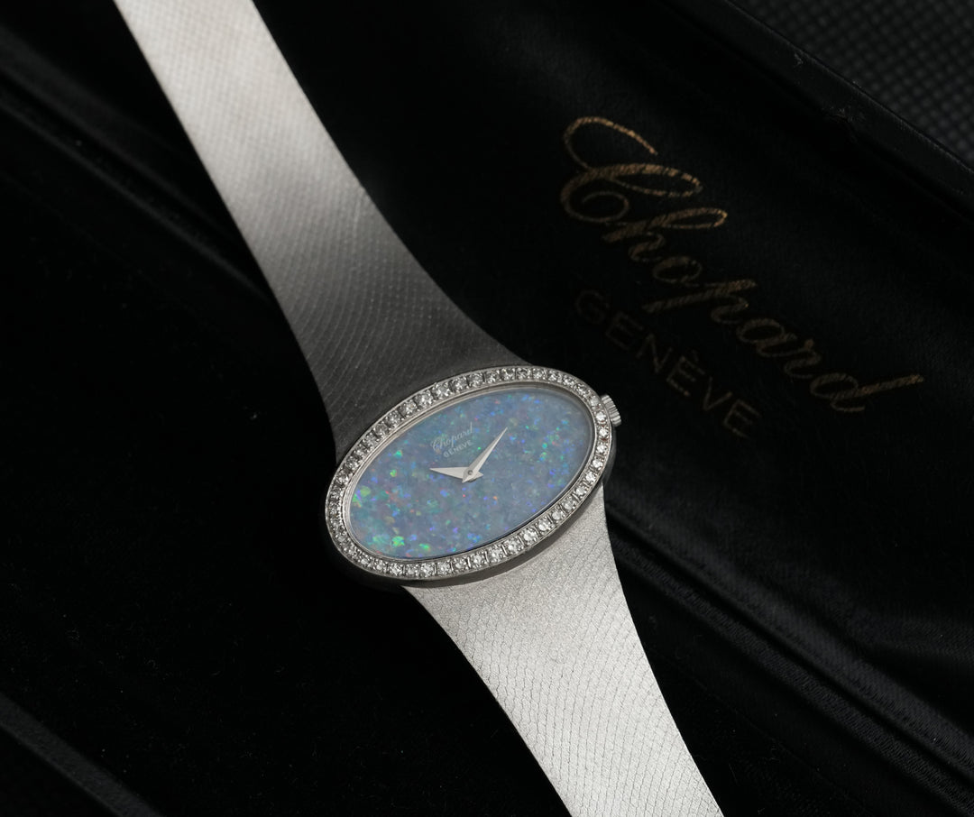 Chopard Weissgold Black Opal Ref. 5047 1 Schwarzer Opal