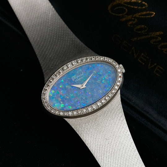 Chopard Weissgold Black Opal Ref. 5047 1 Schwarzer Opal