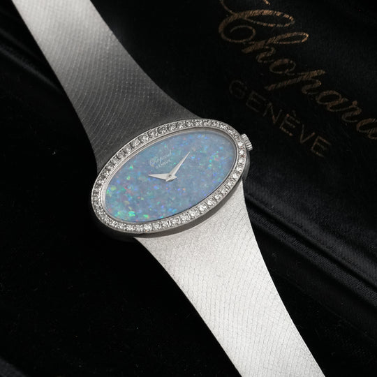 Chopard Weissgold Black Opal Ref. 5047 1 Schwarzer Opal