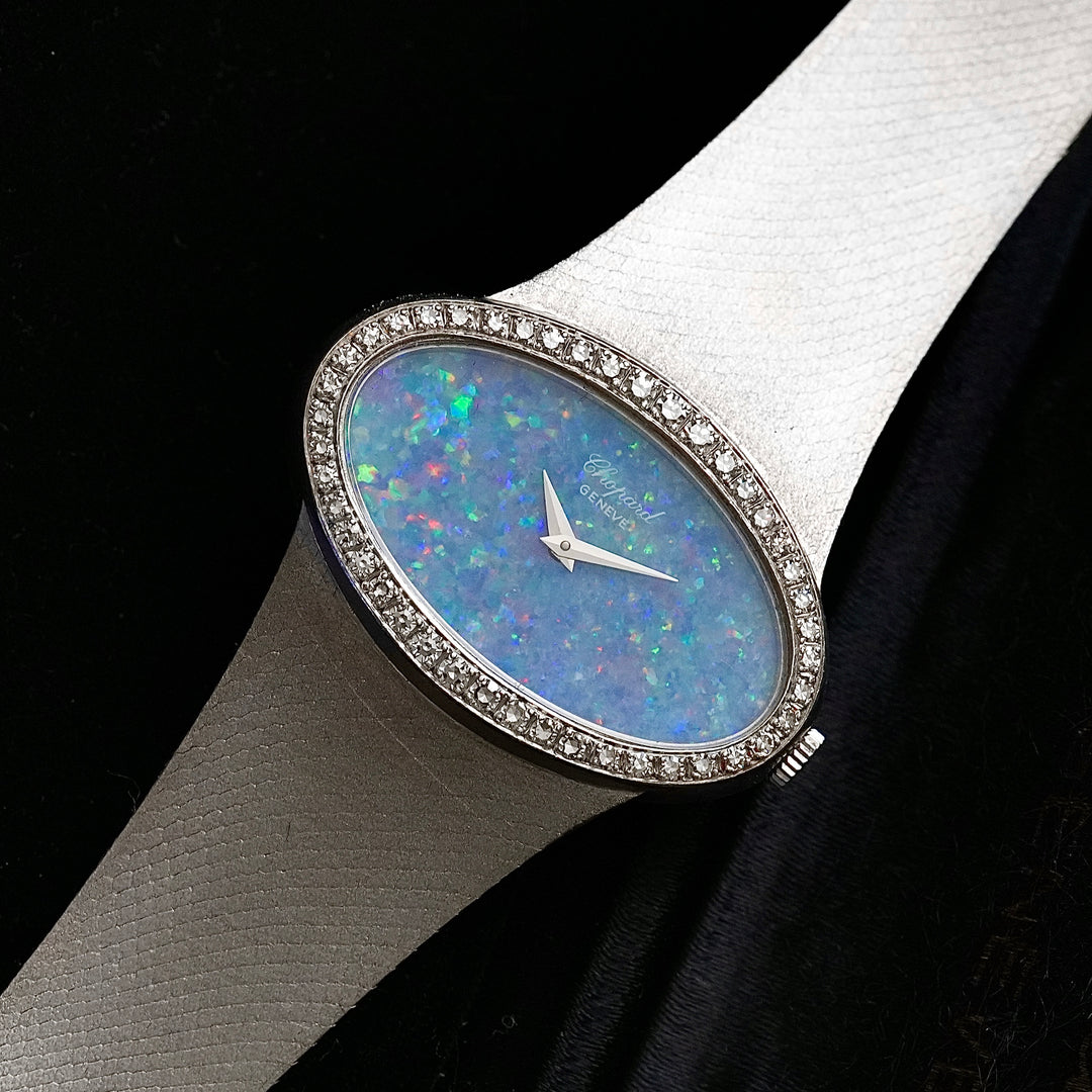 Chopard Weissgold Black Opal Ref. 5047 1 Schwarzer Opal