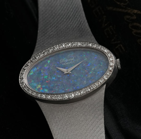 Chopard Weissgold Black Opal Ref. 5047 1 Schwarzer Opal